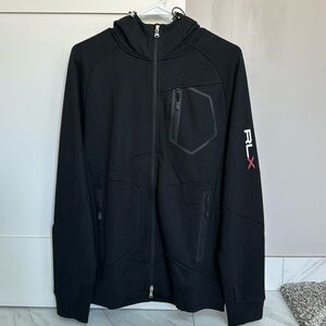 RLX RALPH LAUREN BLACK ZIP UP JACKET